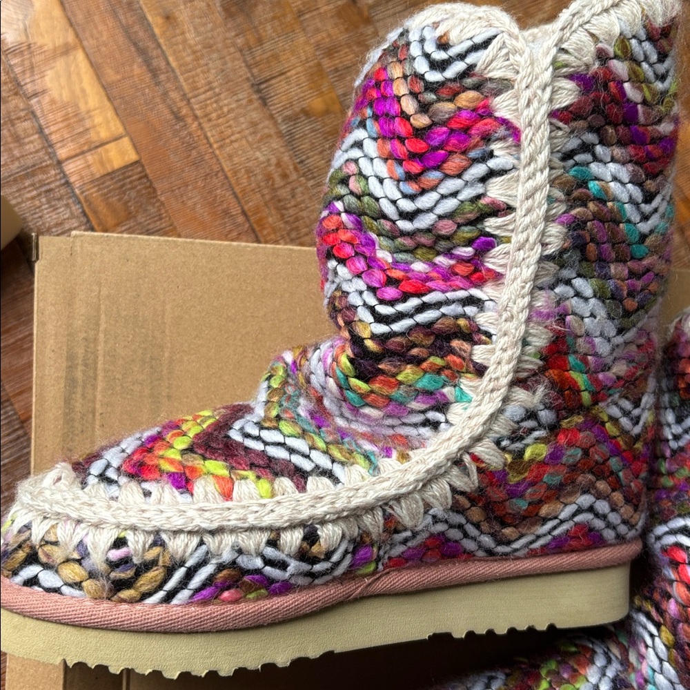 Mou Arctic 24 Colorful Wool Winter Boots - Picture 8 of 12